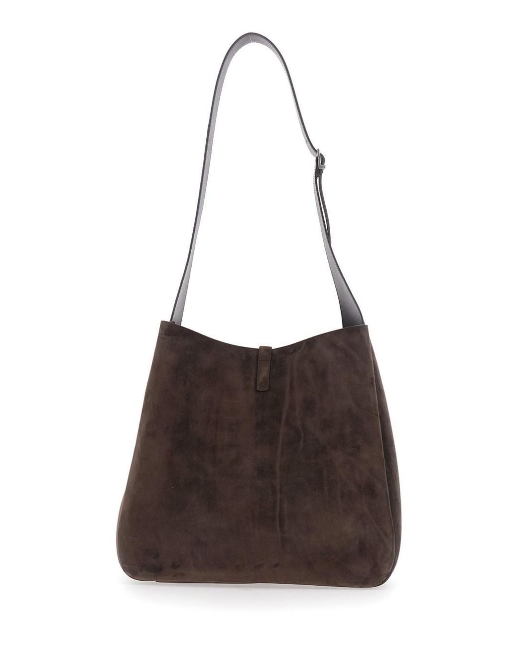 Saint Laurent Brown Hobo Maxi Suede for men