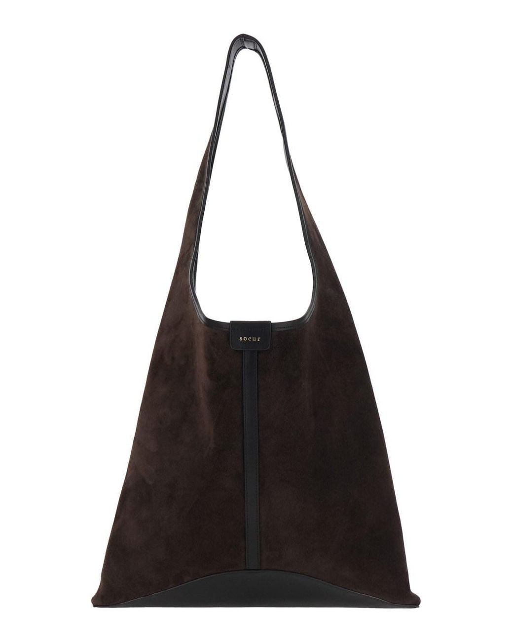 Soeur Black 'Delice' Shoulder Bag With Shoulder Strap And Logo Patch O