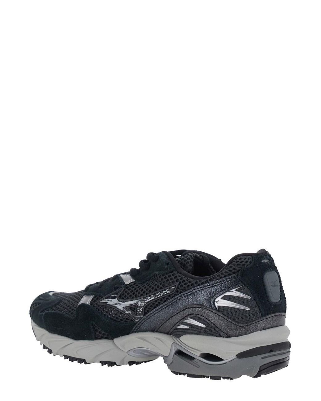 Mizuno Blue Wave Rider Shoes With Cushioning Sole, Tech Fabric, U
