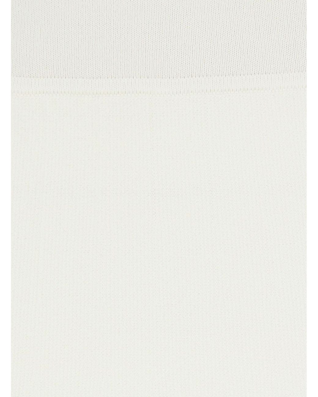 P.A.R.O.S.H. White Flared Skirt
