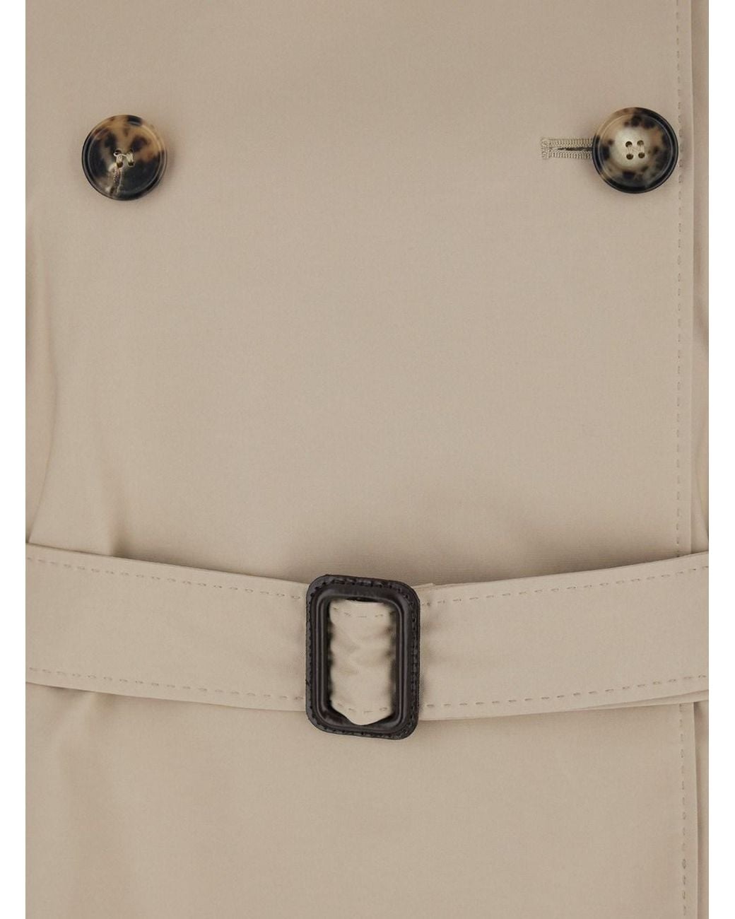 Max Mara Natural Trench Coat Calle Cotton Polyester