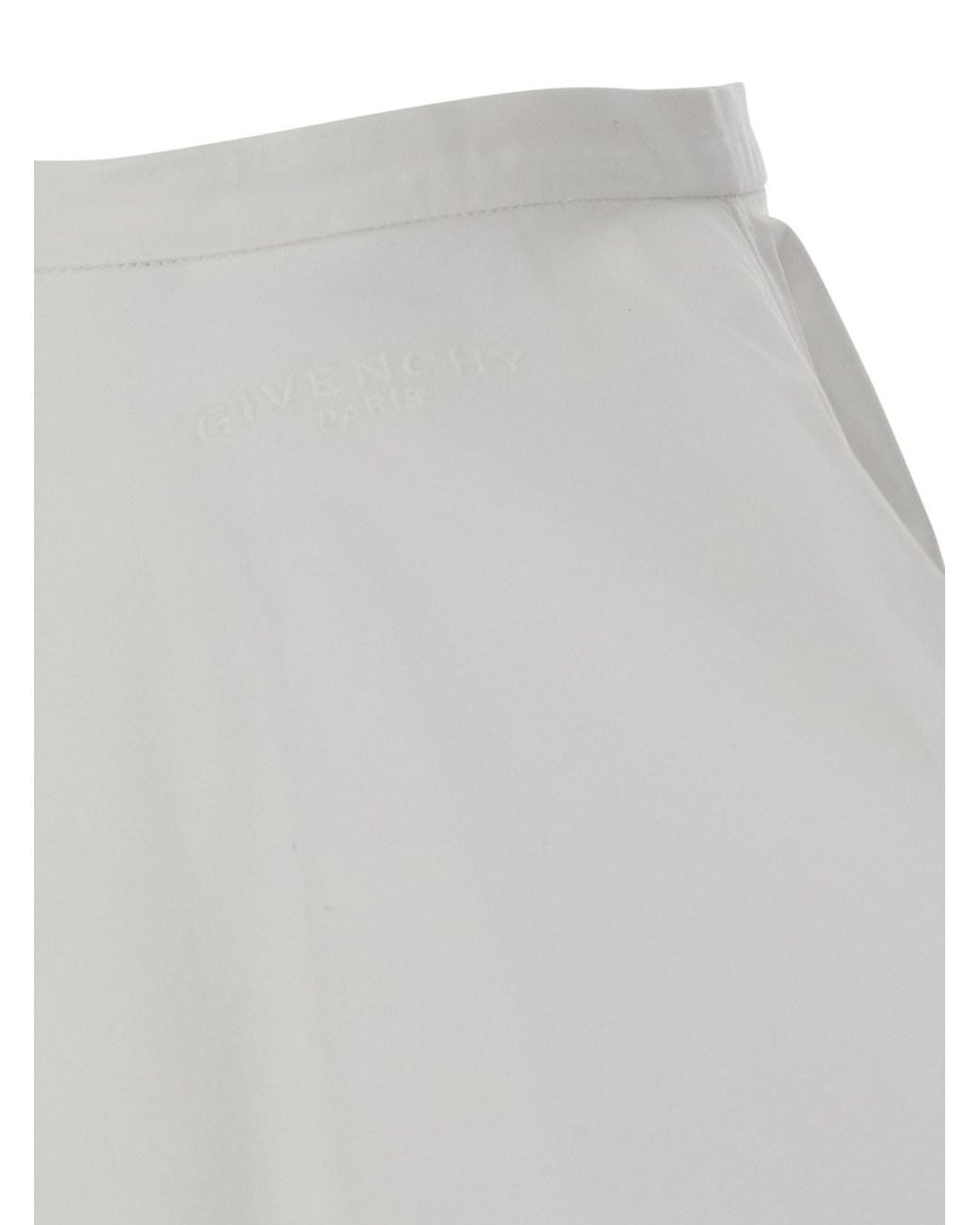 Givenchy White 'Circular Skirt' With Flared Design