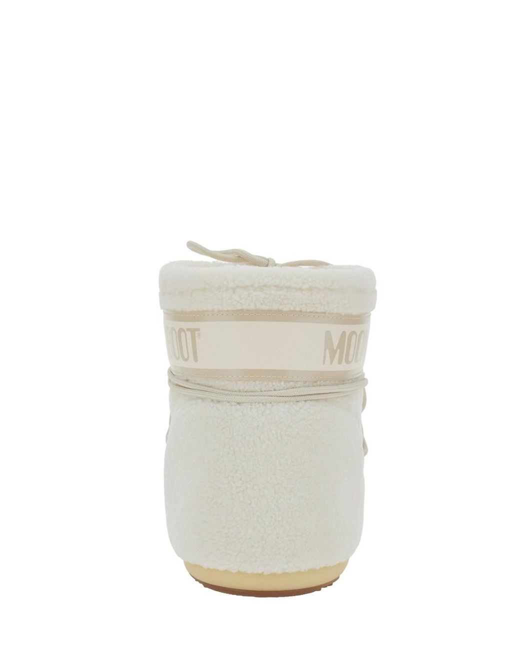 Moon Boot White Ankle Boots Icon Low Fleece