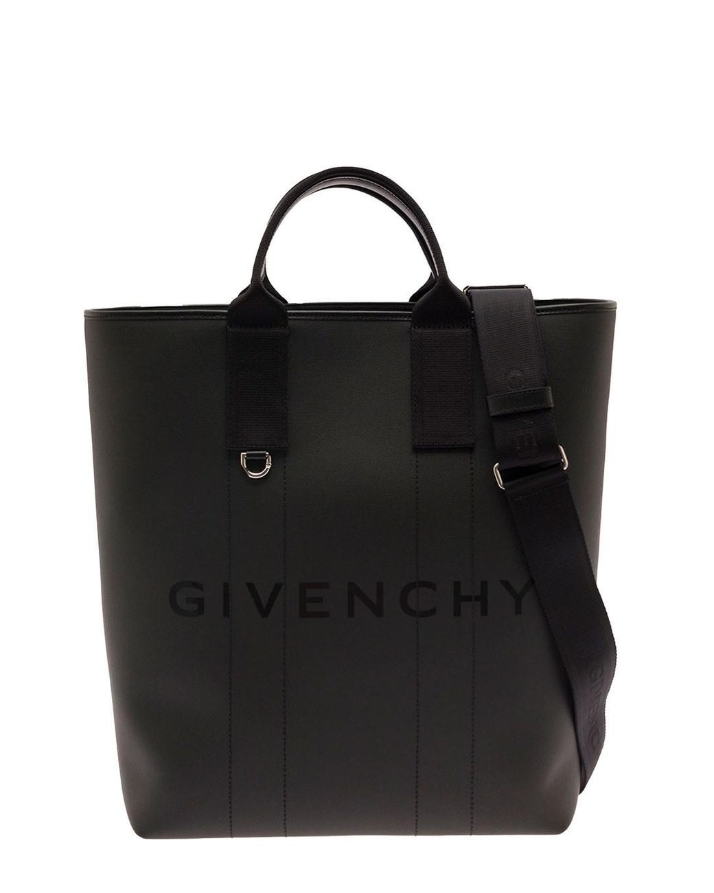 Givenchy 'g-essentials' Tote Bag With Logo Print In Coated Canvas Woman 