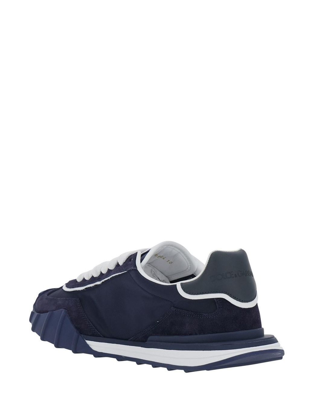 Dolce & Gabbana Blue Sneakers Atletic Suede And Tech Fabric Trainers for men