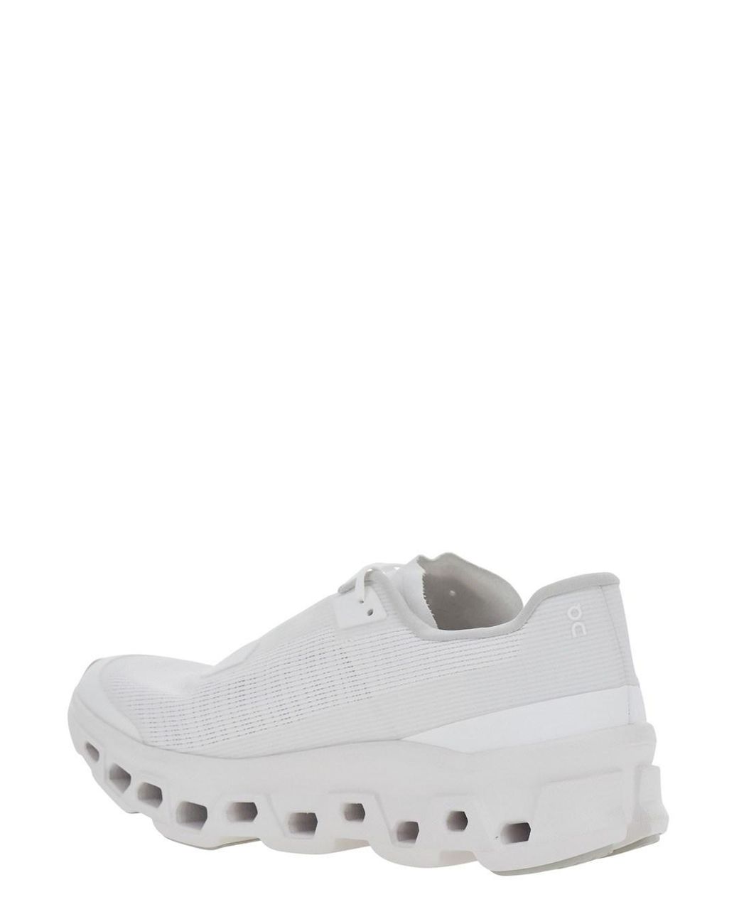 On Shoes White 'Cloudze' Sneakers With Logo The Side And Pull-Tab for men