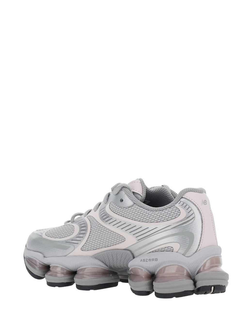 New Balance White Sneakers 2000 Tech Fabric Trainers