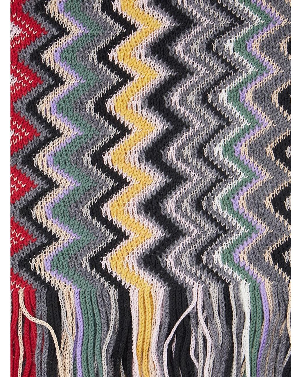 Missoni Multicolor Scarf Wool Blend
