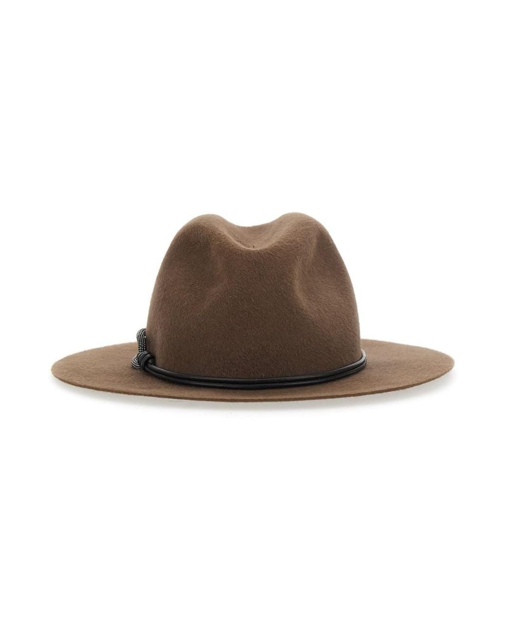 Brunello Cucinelli Brown Brunello Cucinelli Mcap90233 Fedora