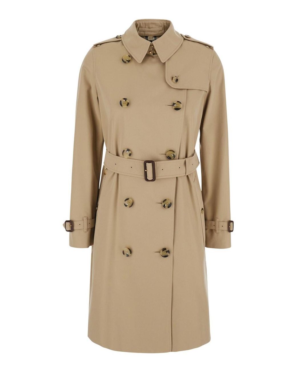Burberry Natural Trench Coat Kensington Cotton