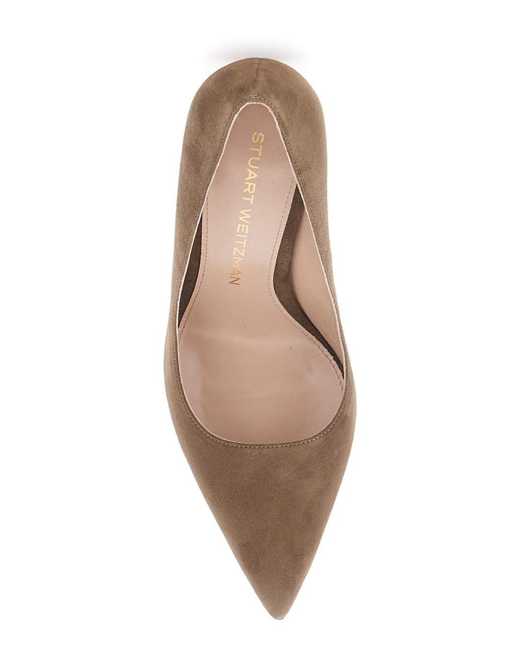 Stuart Weitzman Brown Pumps With Rounded Toe
