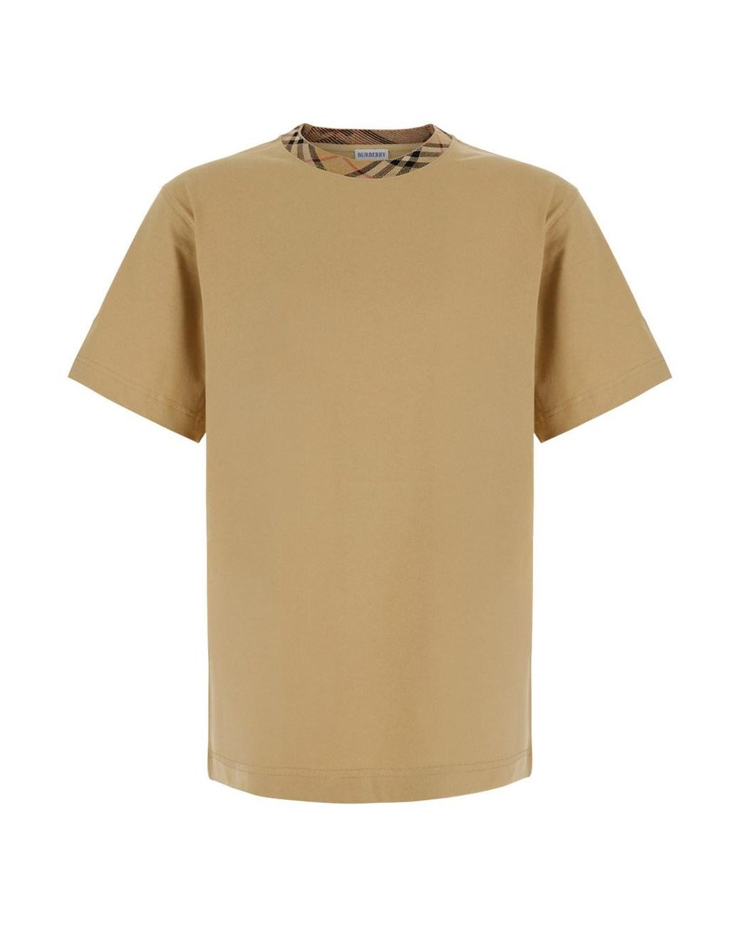 Burberry Natural T-Shirt Ryan Cotton T-Shirts for men