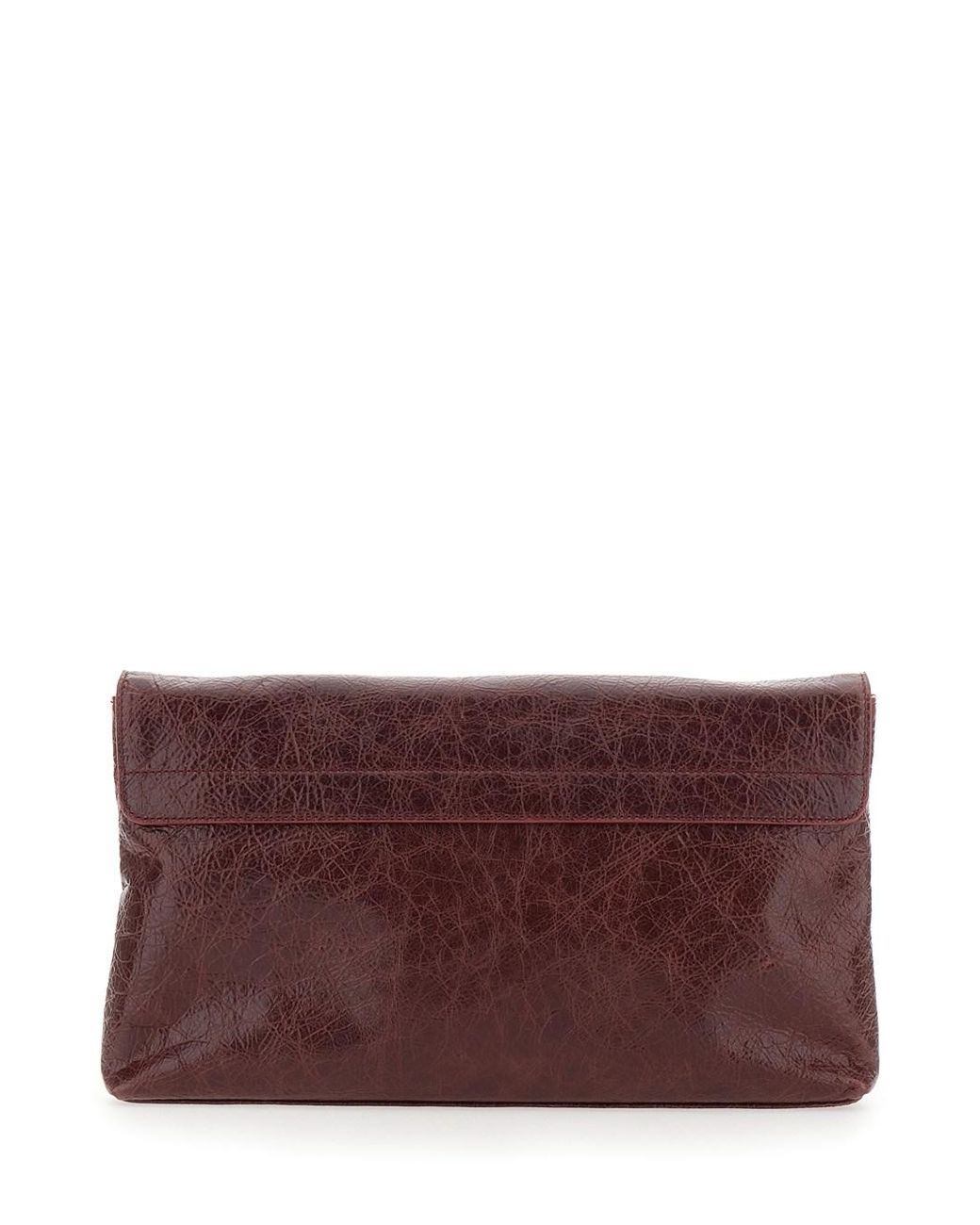 Balenciaga Purple Clutch Le City Leather Bags