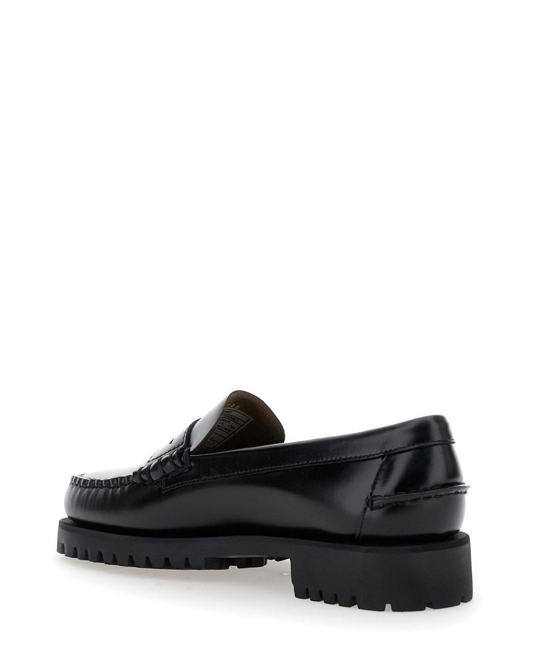 Sebago Black Loafers '7002Ij0902' With Round Toe And Chunky Sole