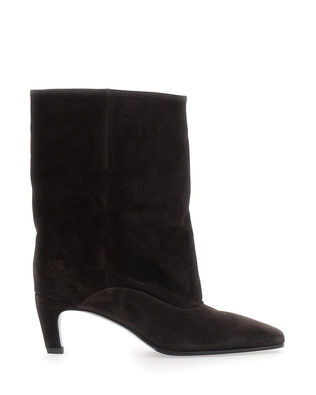 Strategia Black 'Amber' Ankle Boots With Pointed Design