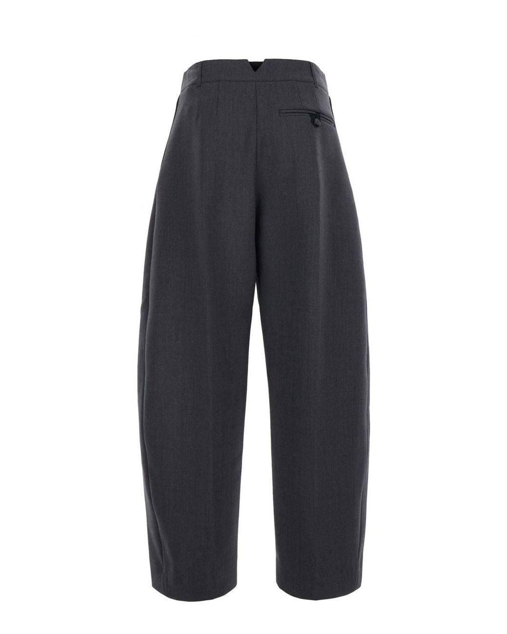 Jacquemus Blue Le Pants Ovalo Regular-Fit Trousers With Pockets