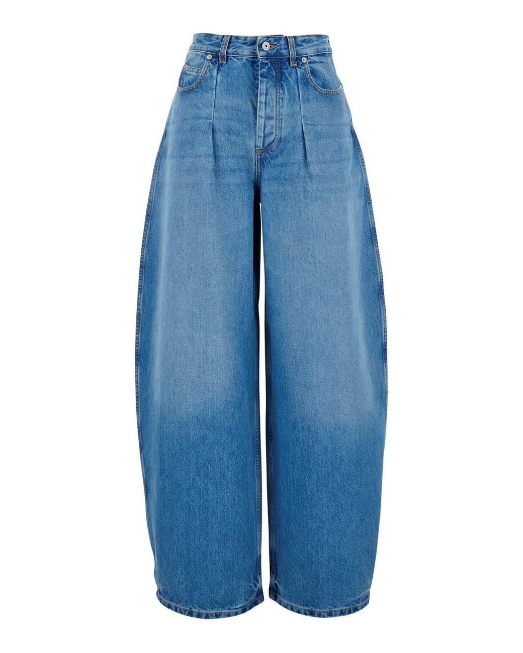 Jacquemus Blue Jeans Le De-Nimes Ovalo Cotton