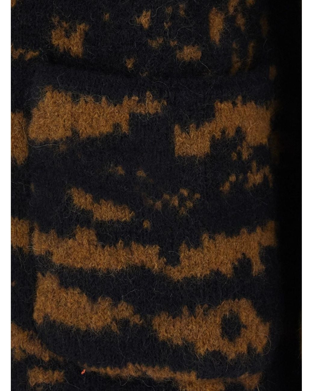 Momoní Black Tinna Knitwear Cardigan With V-Neck, Long Sleeves