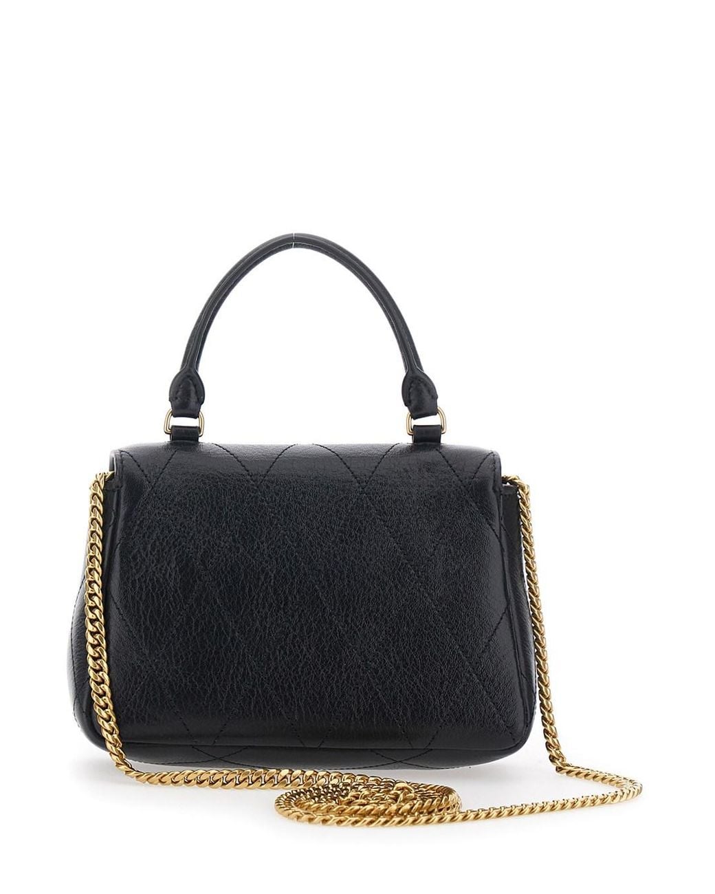 Tory Burch Black Shoulder Bag Charlie Leather Cow
