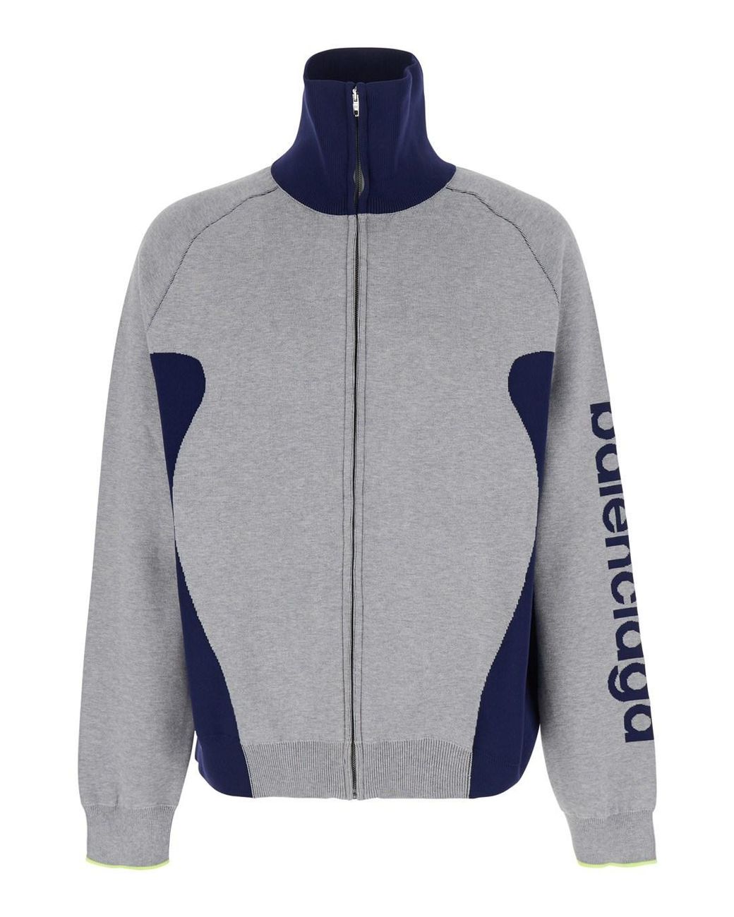 Balenciaga Blue Cardigan Cotton Tops for men