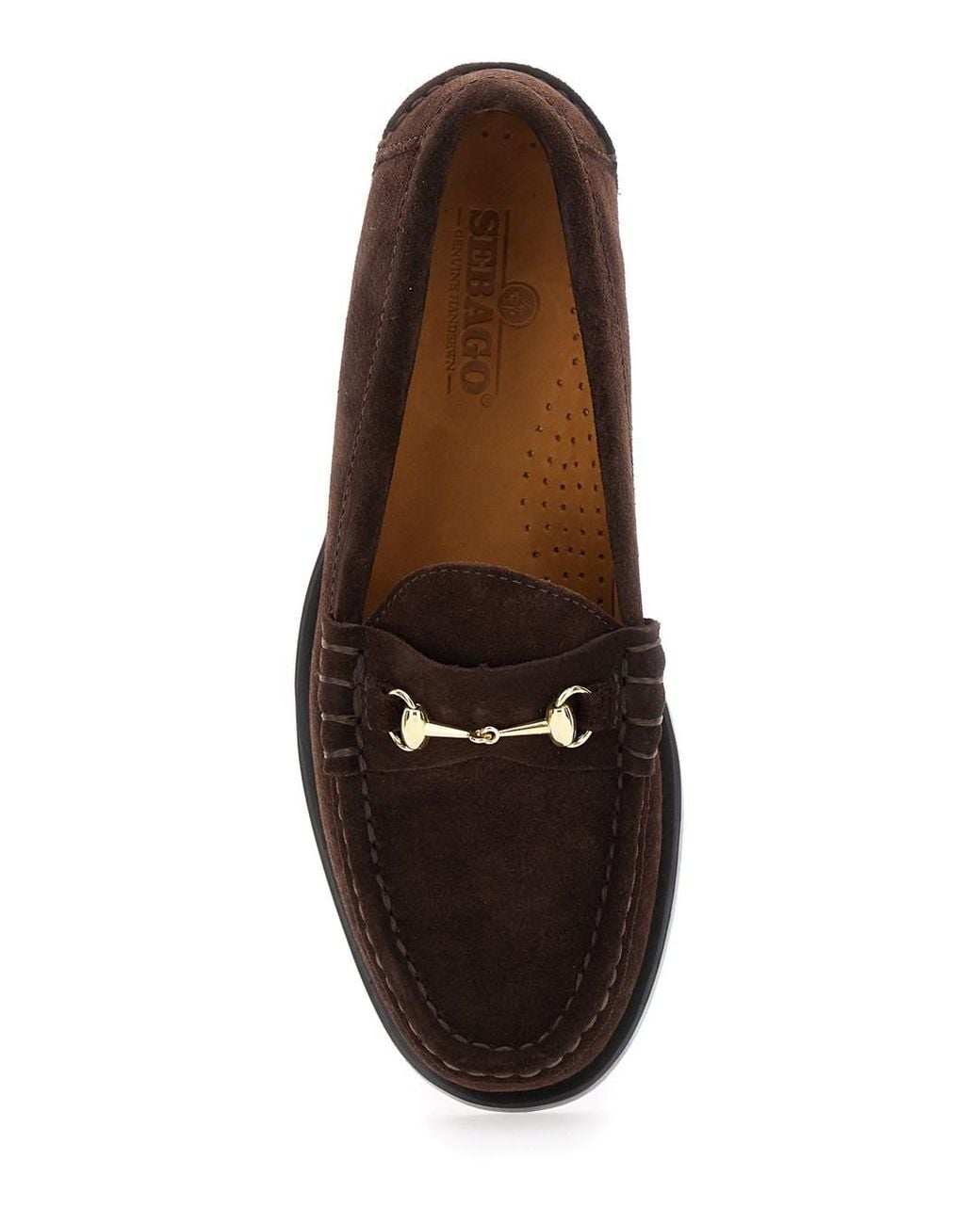 Sebago Brown 'Joe Modena' Pull-On Loafers With Horsebit Detail