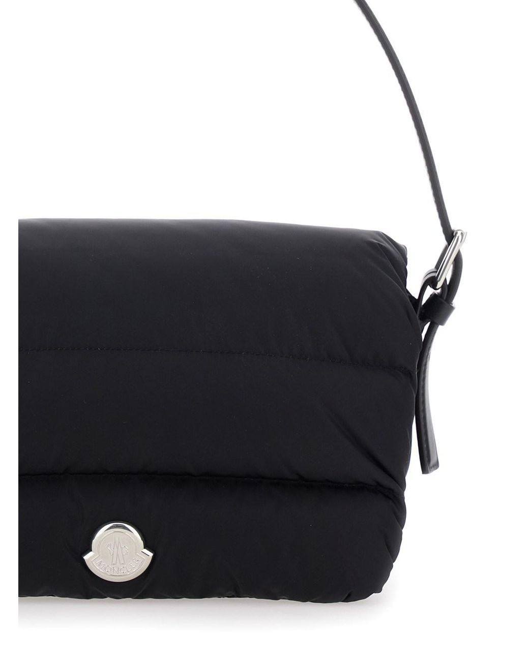 Moncler Black 'Caradoc' Handbagwith Logo On The Front