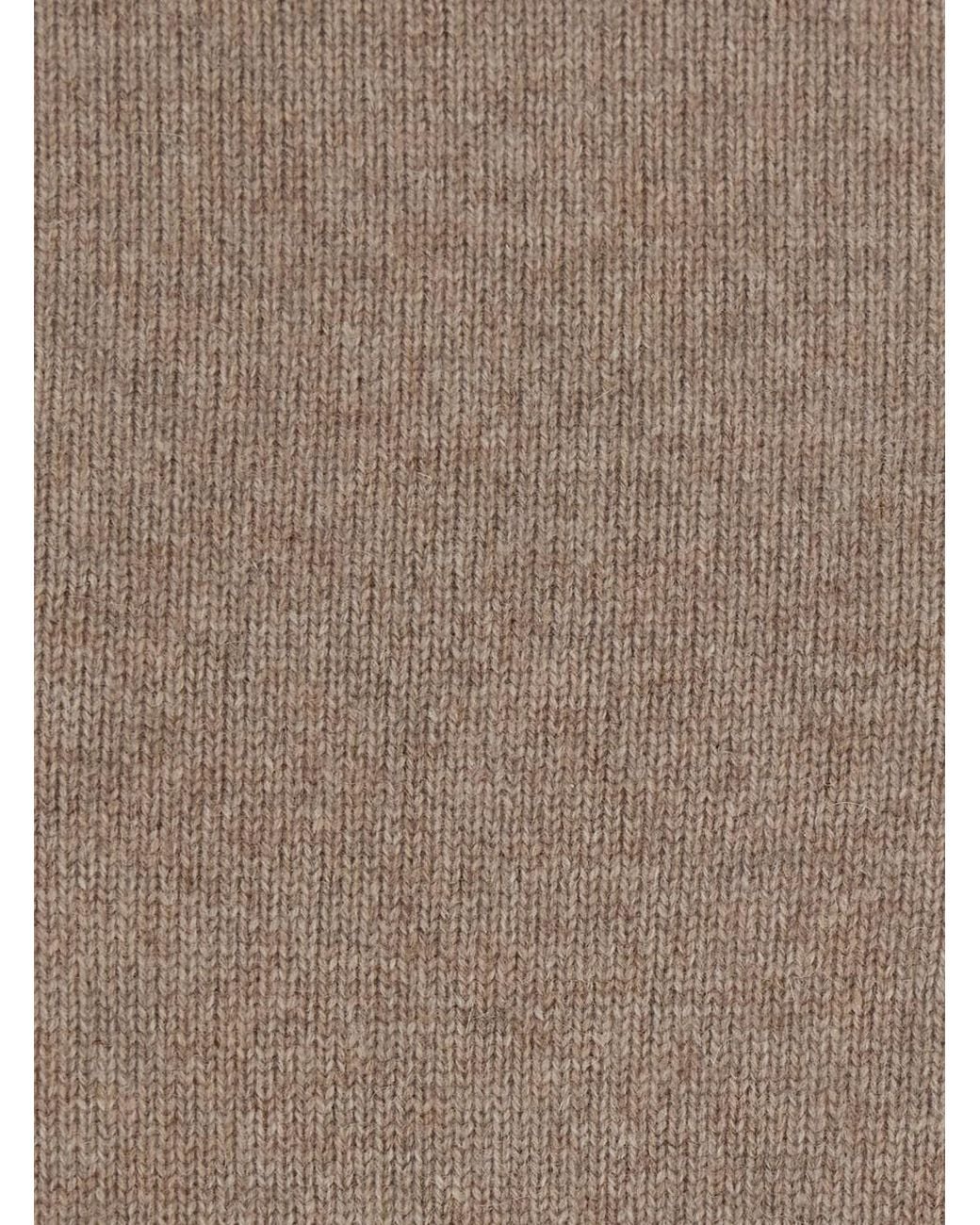Max Mara Brown Lume Sweater With V-Neck And Long Sleeves