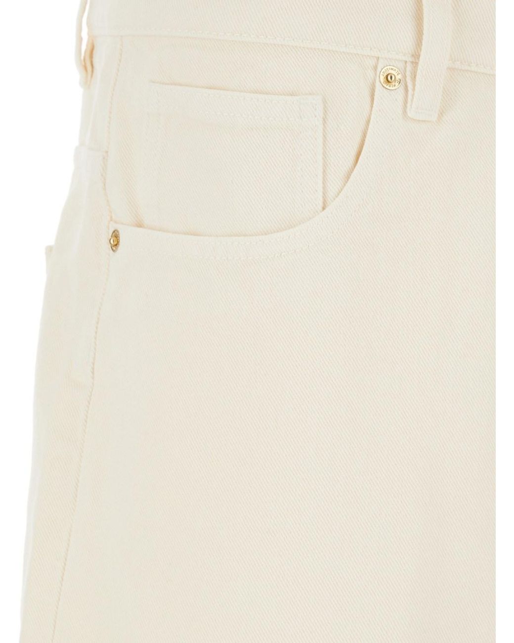 Drole de Monsieur Natural 'Le Short Baggy Écru' Shorts With Wide Leg And for men