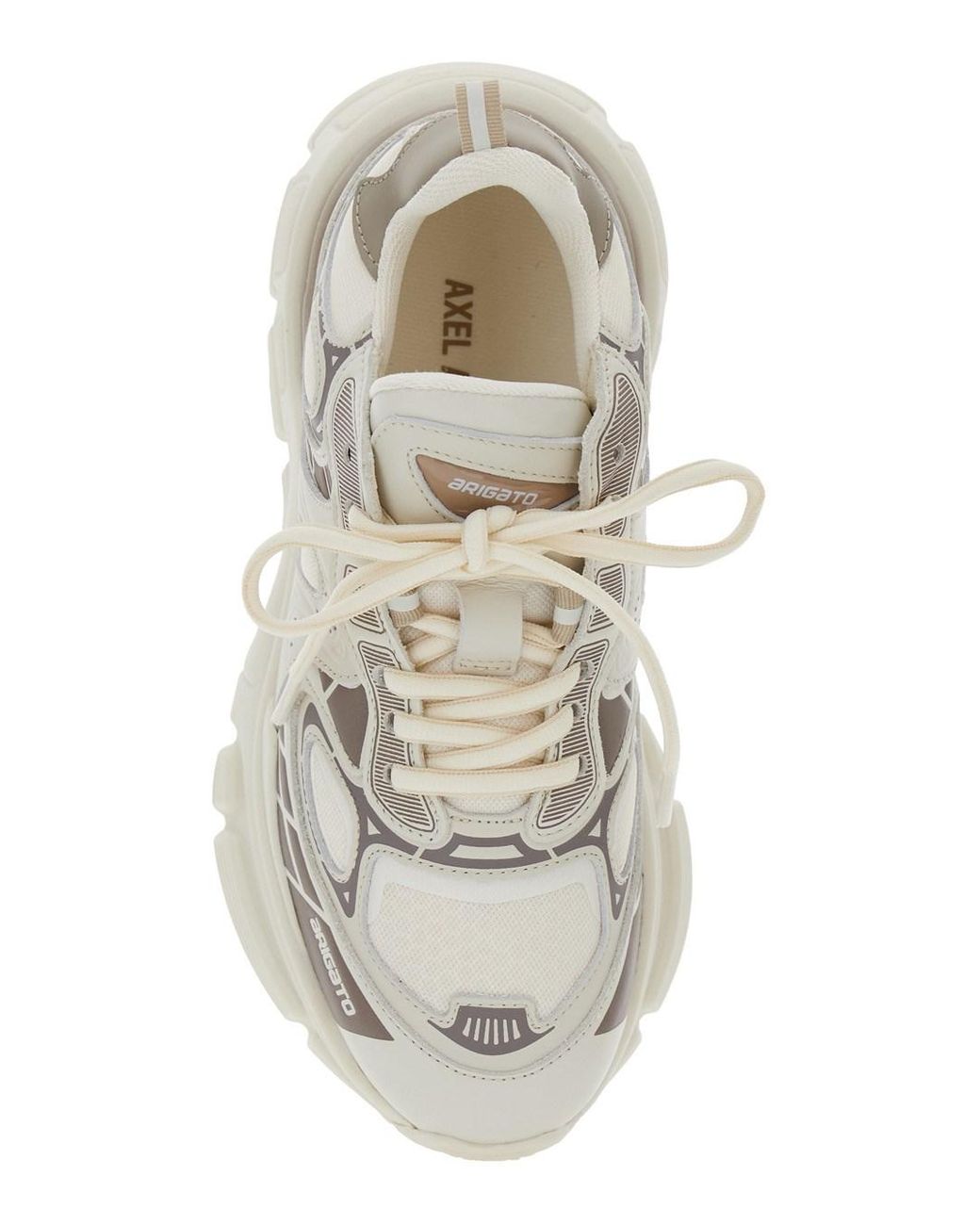 Axel Arigato White Sphere Trip Runner Sneakers With Modern Design