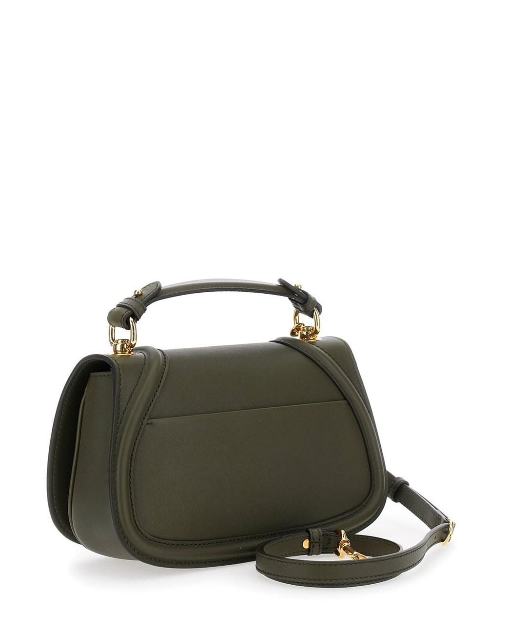 Gucci Green 'Blondie' Handbag With Gg Logo Plaque On The Front