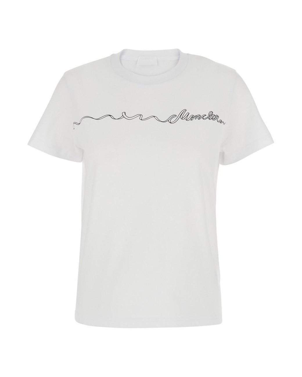 Moncler White T-Shirt