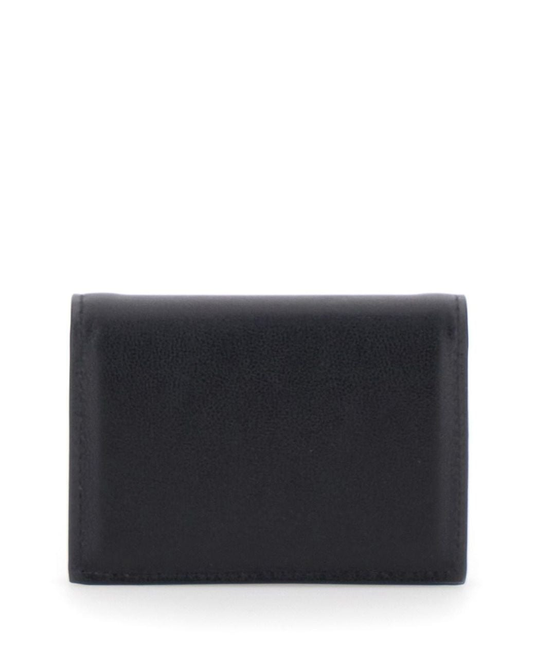 Givenchy Black Card Holder With Embossed Logo Lettering On The Front for men