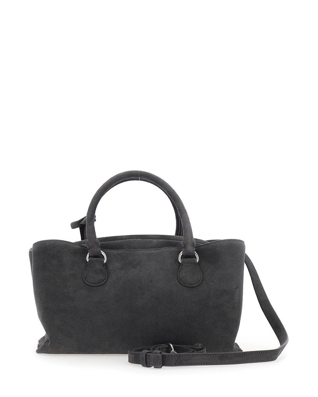 OSOI Black 'Shell Brot' Mini Shoulder Bag With Adjustable And Removabl