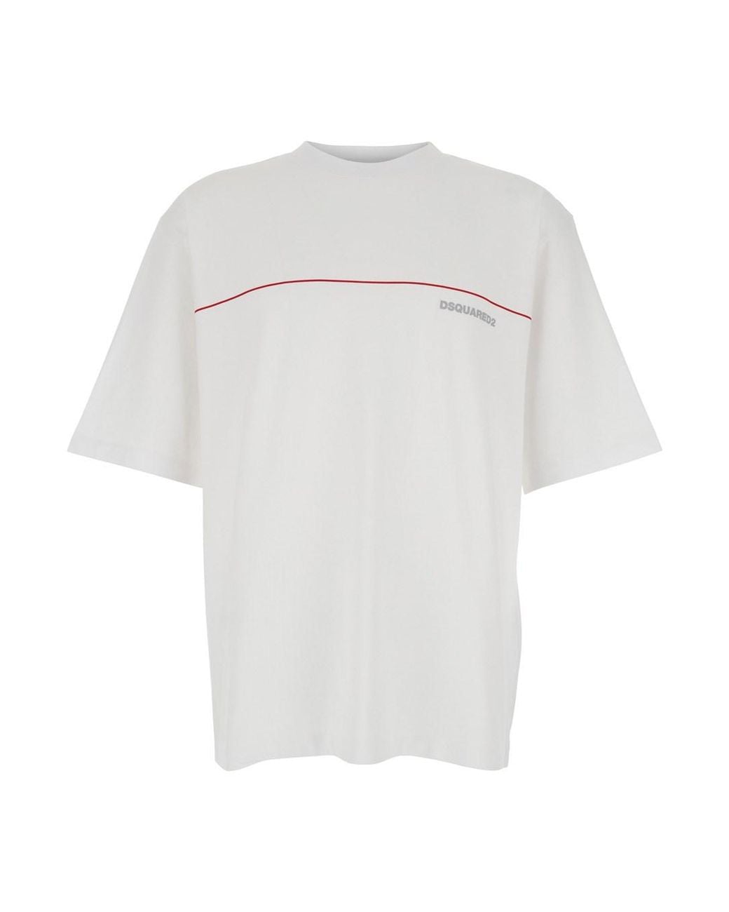 DSquared² White Cotton T-Shirt for men