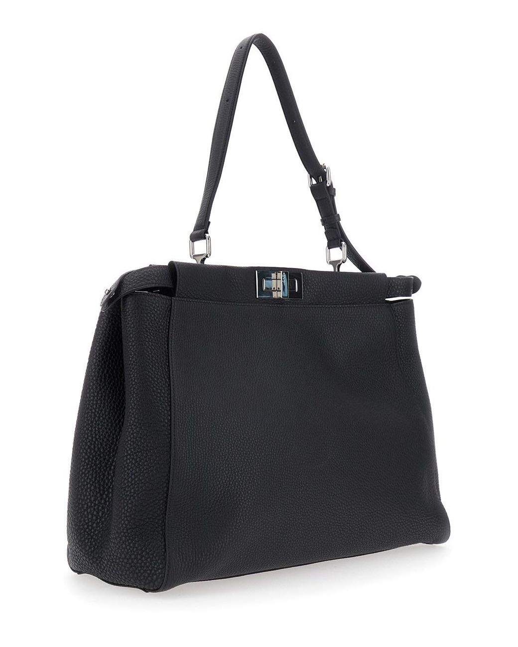 Fendi Black Peackaboo Ff Embossed for men