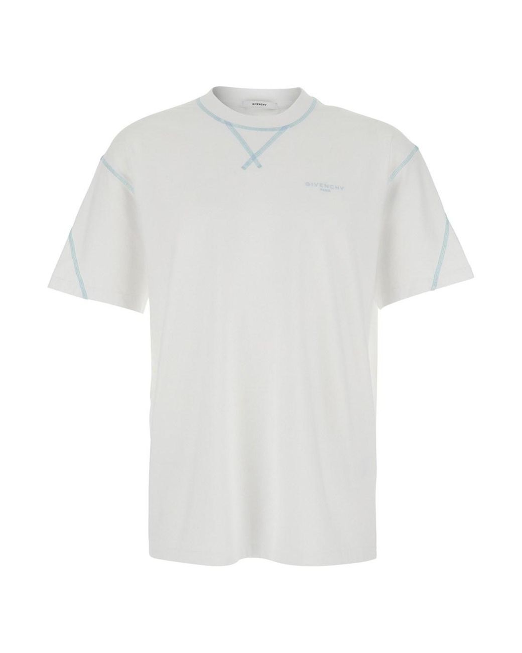 Givenchy White Cotton T-Shirt for men