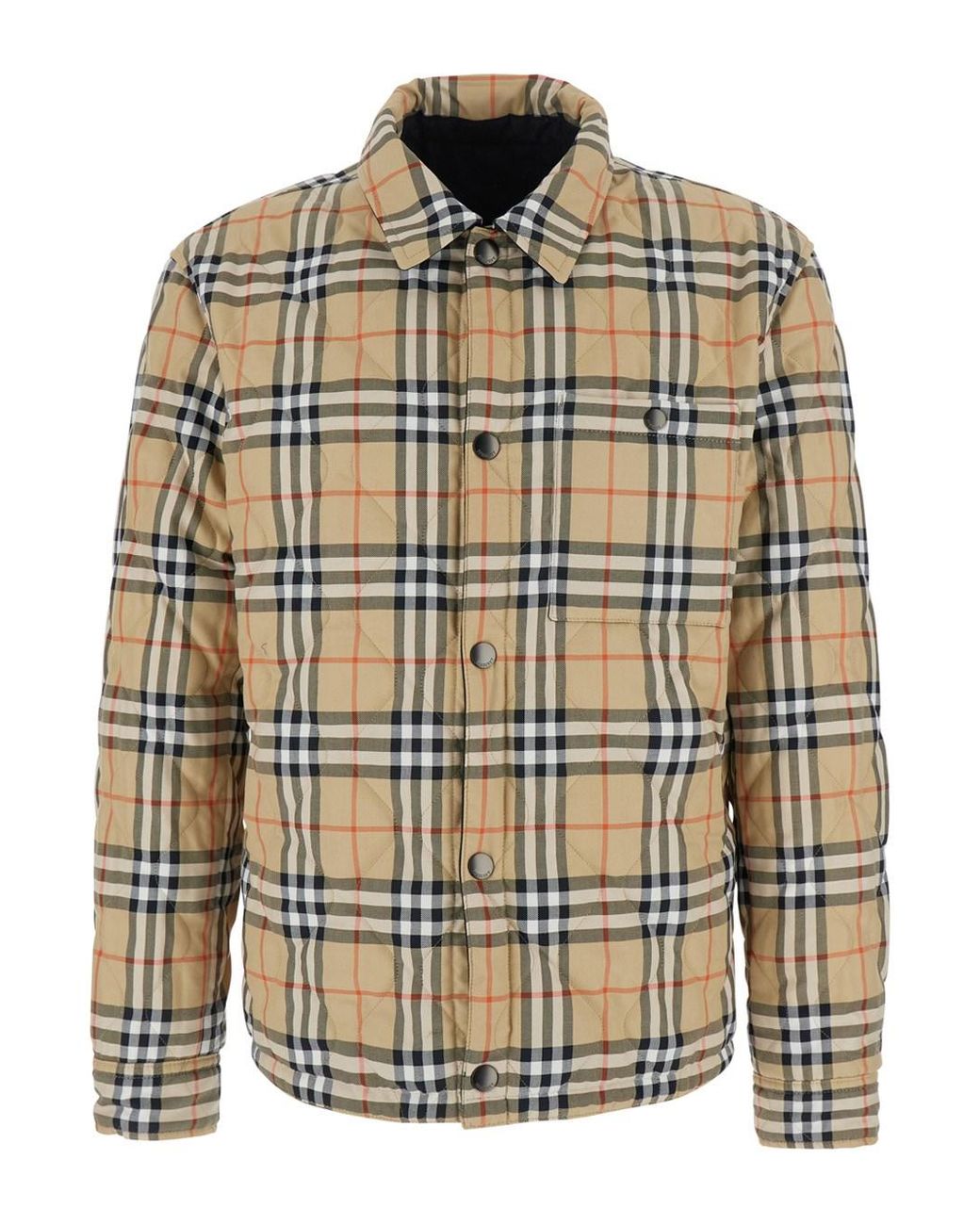 Burberry Blue Jacket Brighton Polyamide Coat for men