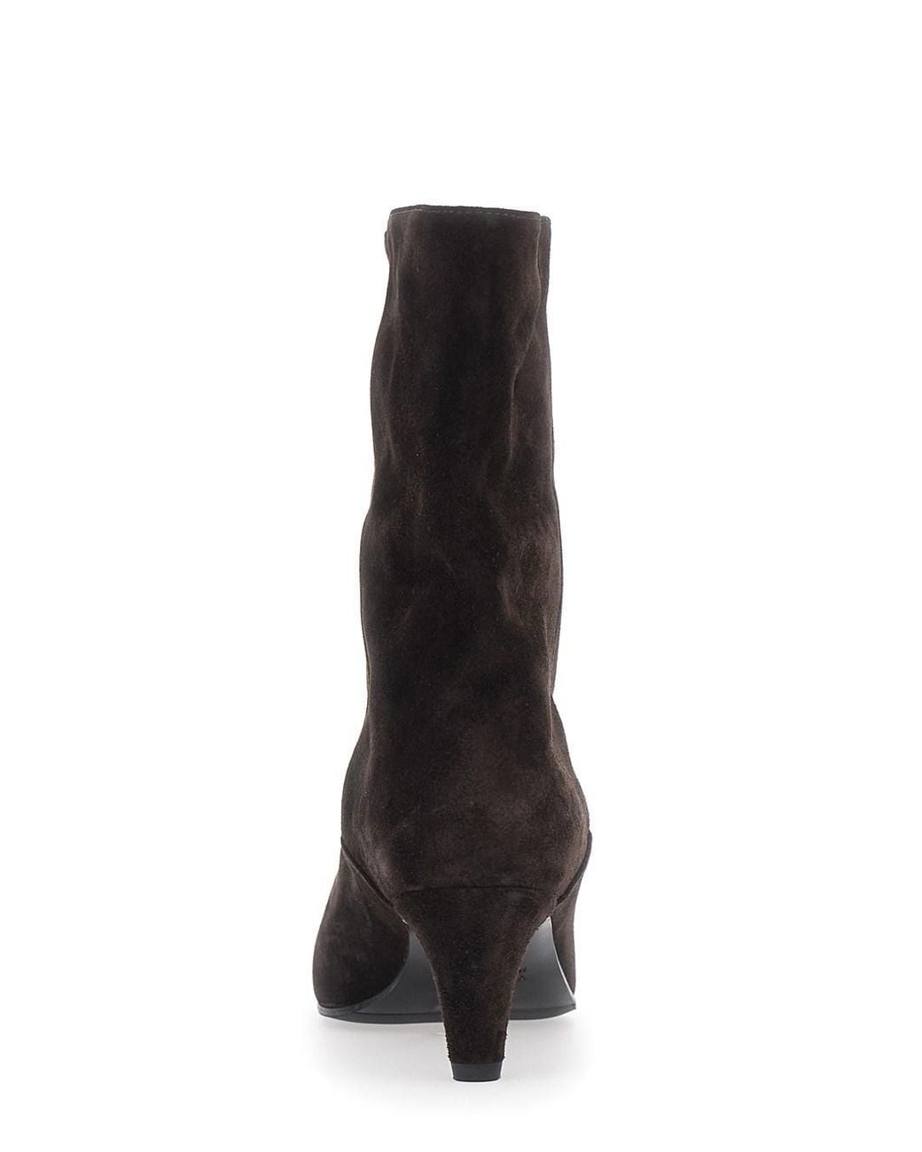 Strategia Black 'Amber' Ankle Boots With Pointed Design