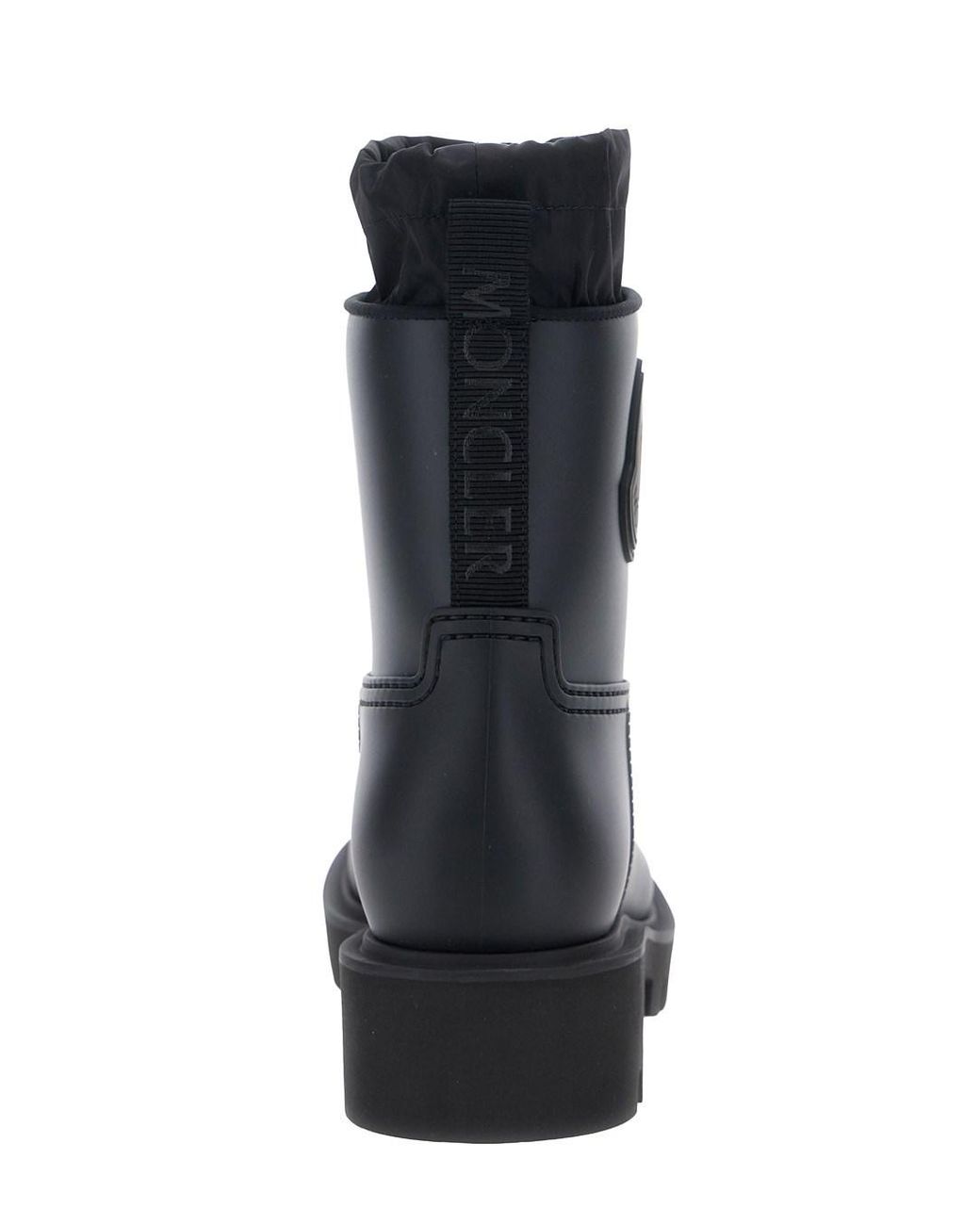 Moncler Black Kickstream High Rain Boots