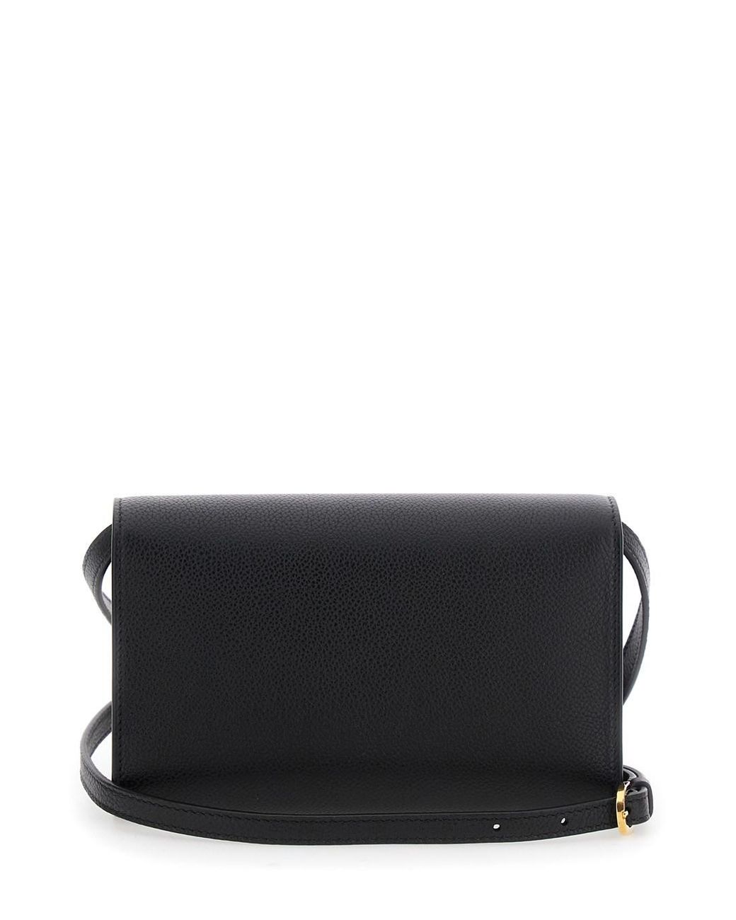 Borsa A Spalla 'Symmetry' Con Chiusura Con Placca Sul Fronte I di SAVETTE in Black