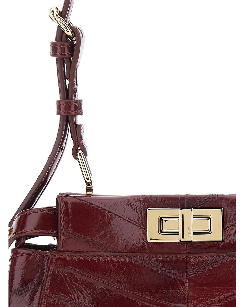 Fendi Red My Peekaboo Xs