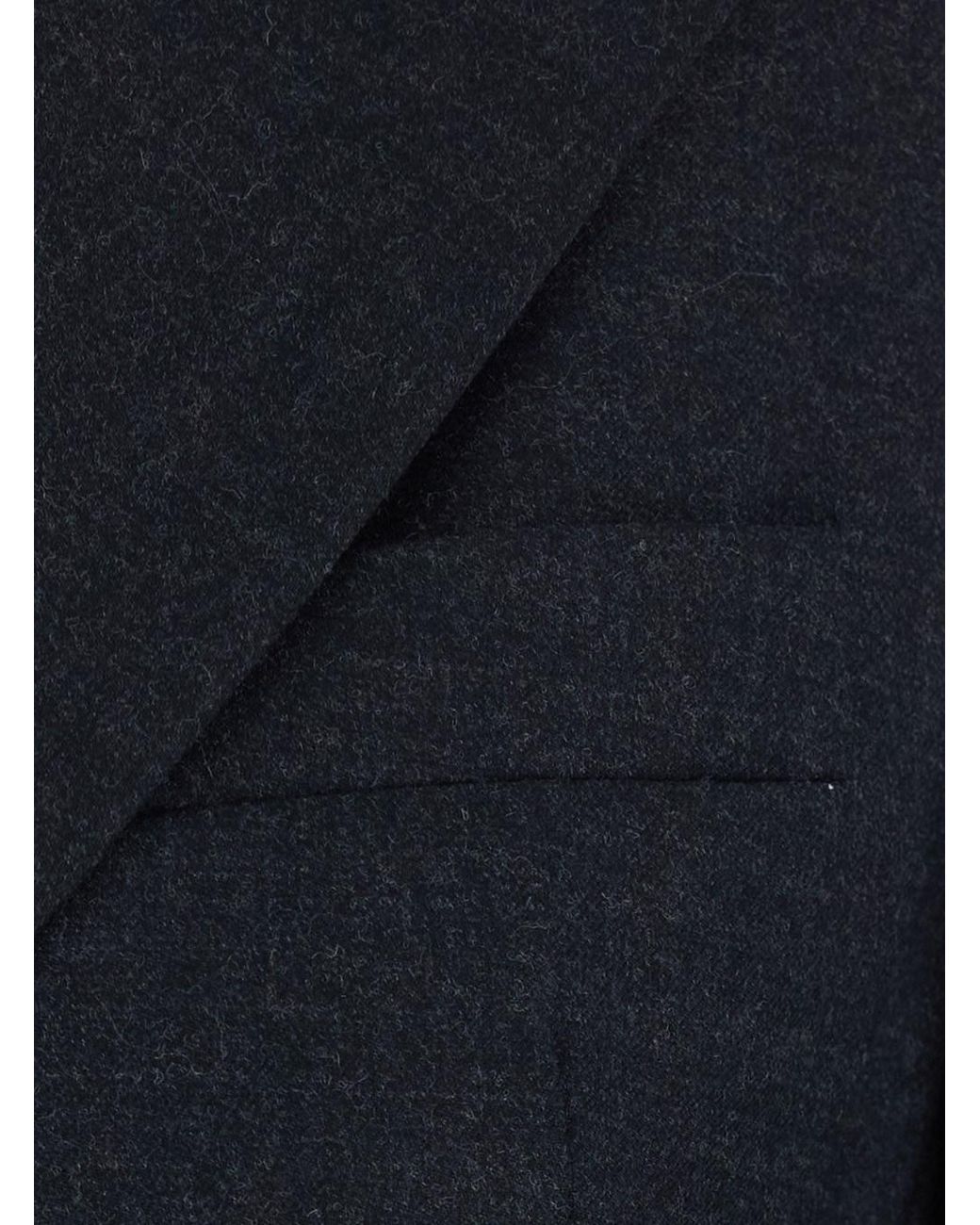 Tela Blue 'Florence' Double-Breasted Jacket With Notched Revers