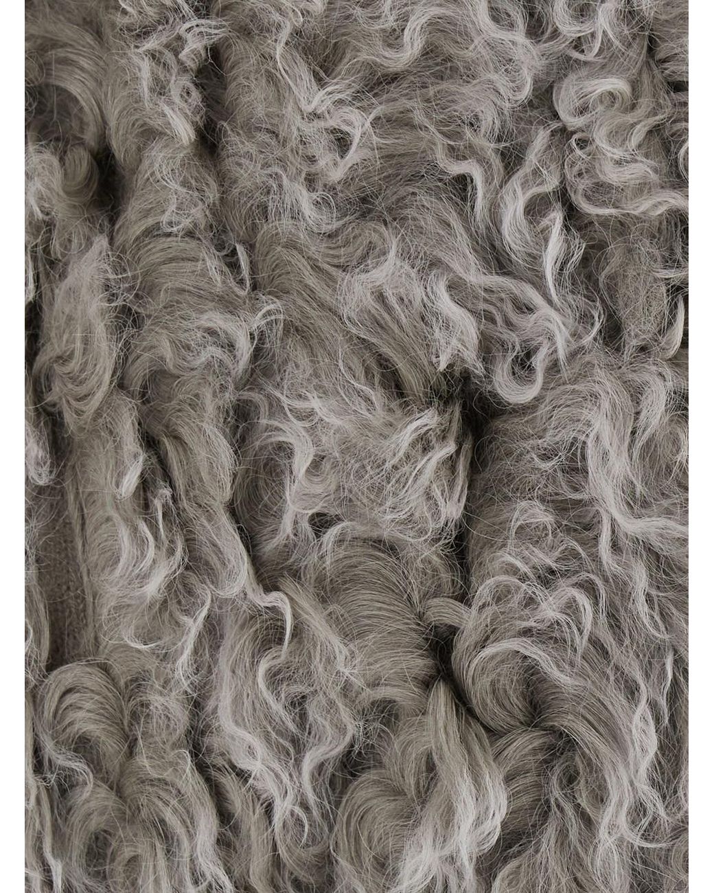 P.A.R.O.S.H. Gray Wool Bomber Jacket Coat