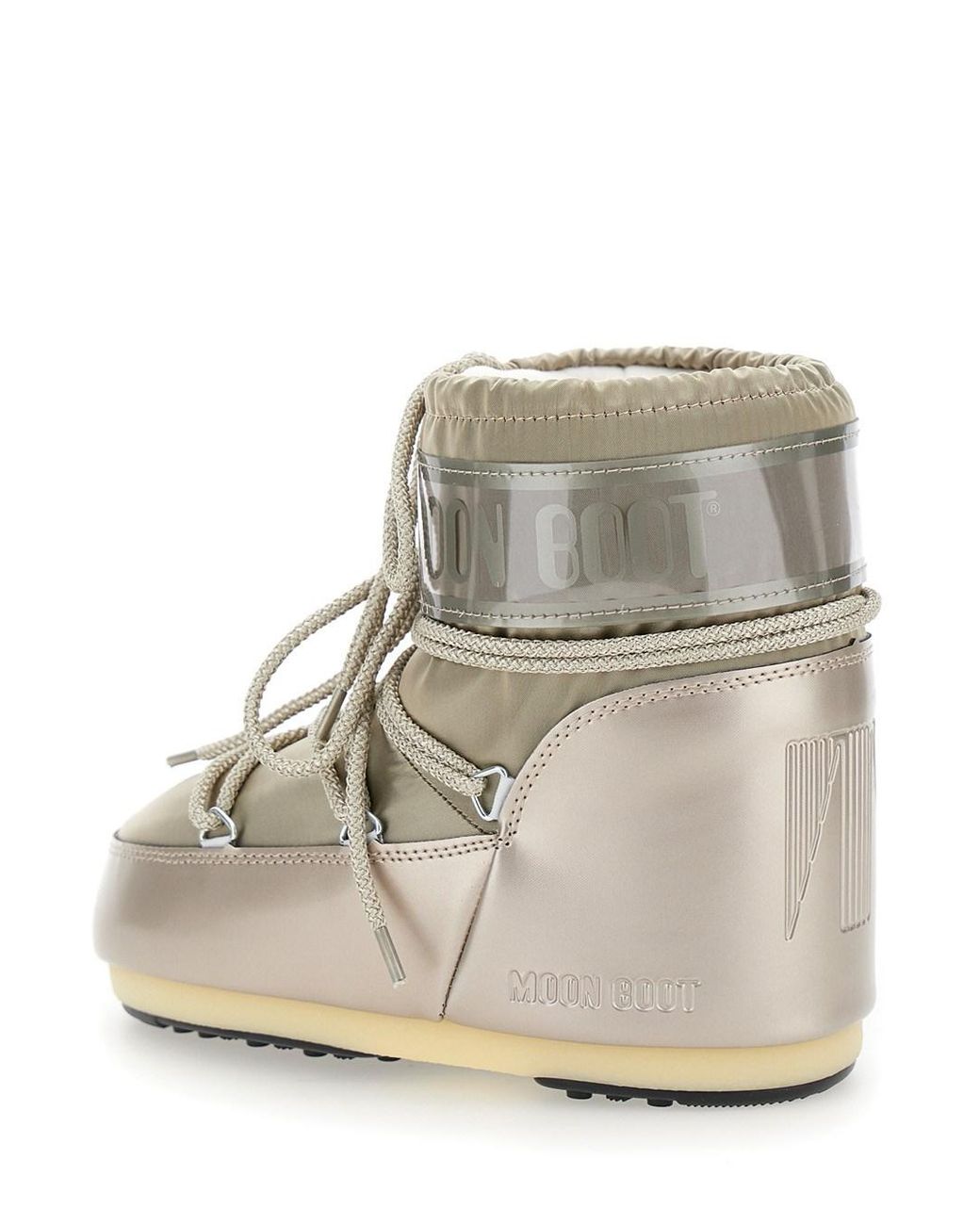 Moon Boot Natural Snow Boots With Bow