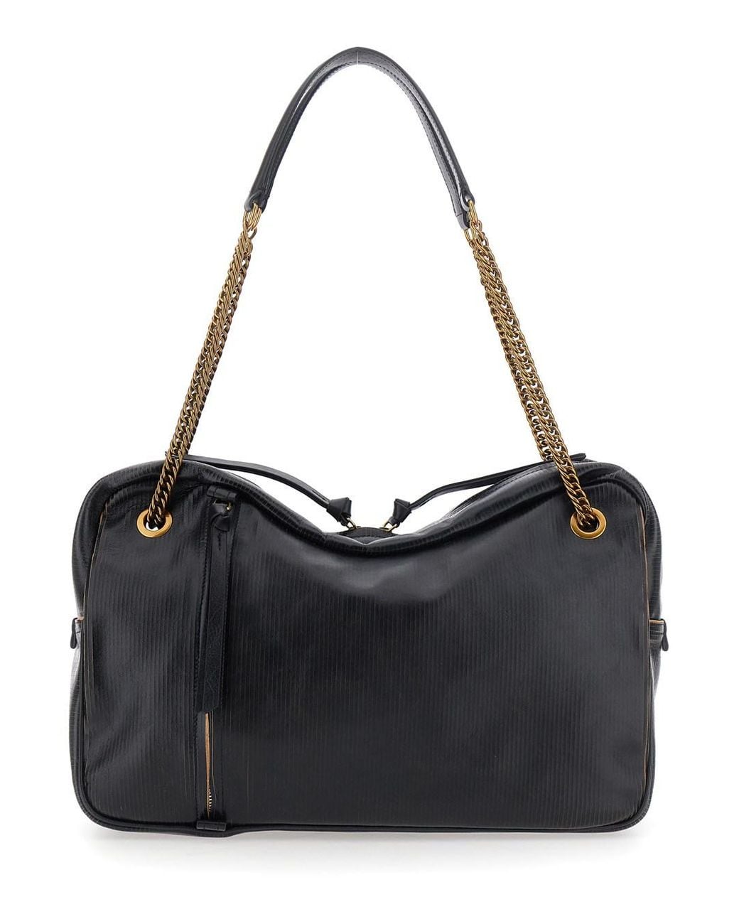 Vivienne Westwood Black 'Dolce Large' Crossbody Bag With Metallic Logo On The Front