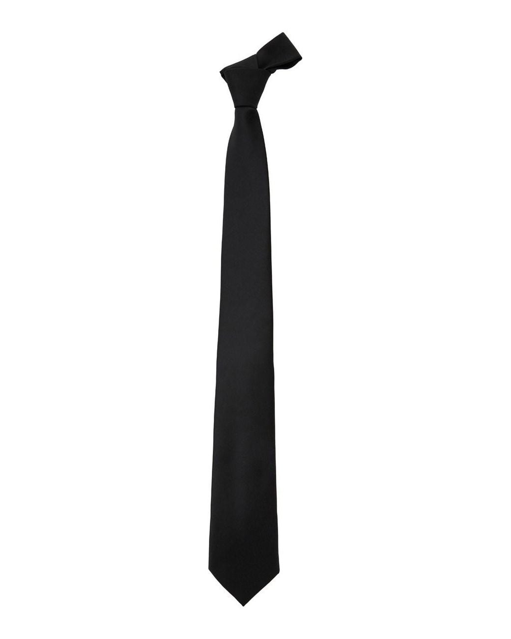 Cravatta Classica di Tagliatore in Black da Uomo