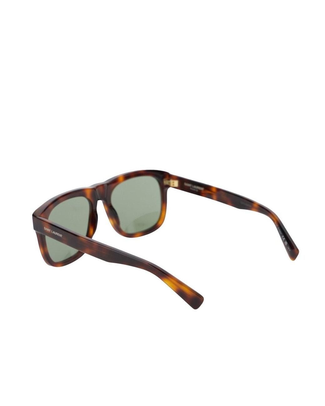 Saint Laurent Brown Sunglasses With Tortoiseshell Frame Acetate