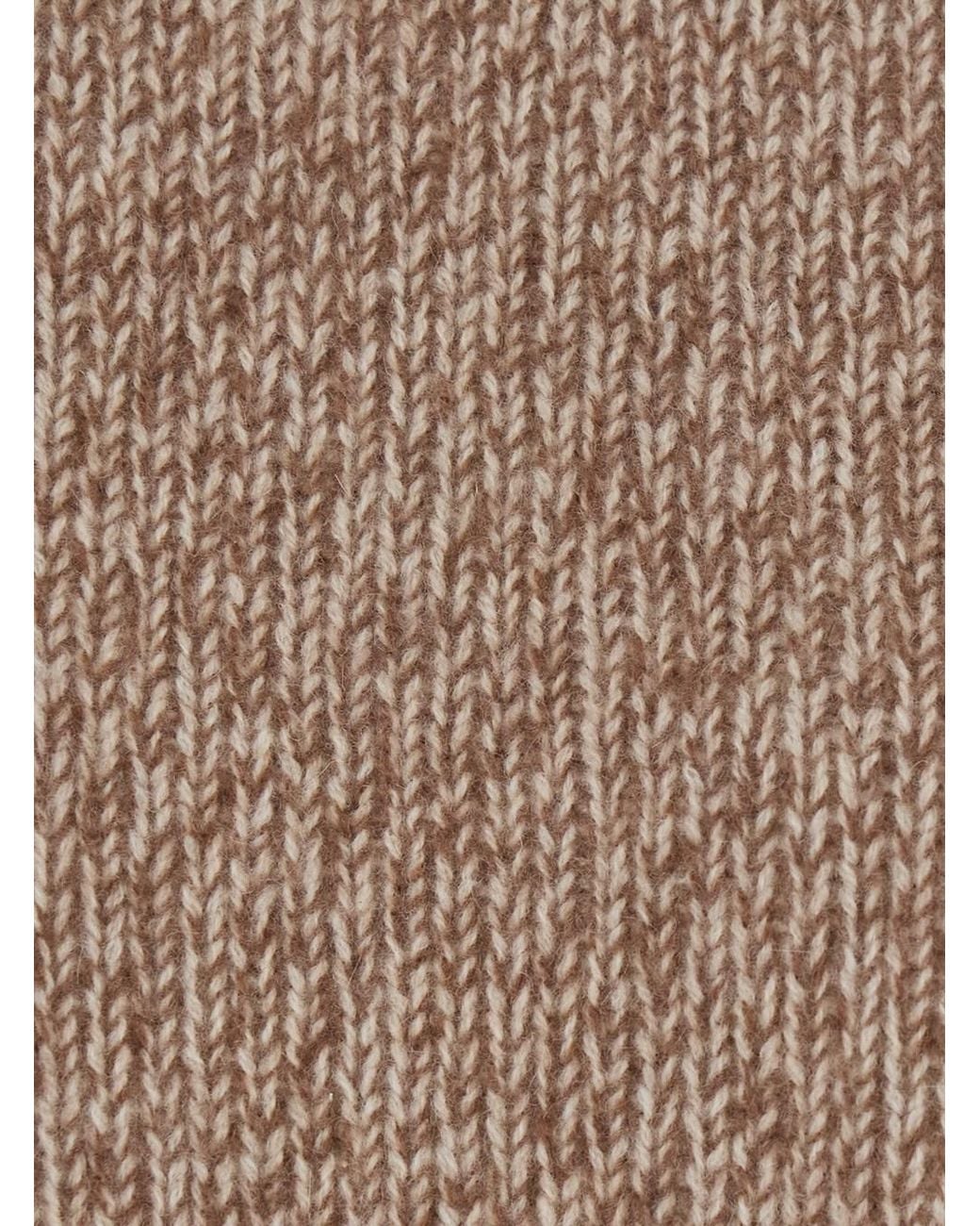 SOLOCASCMIR Brown Sweater With Round Neck And Long Sleeves