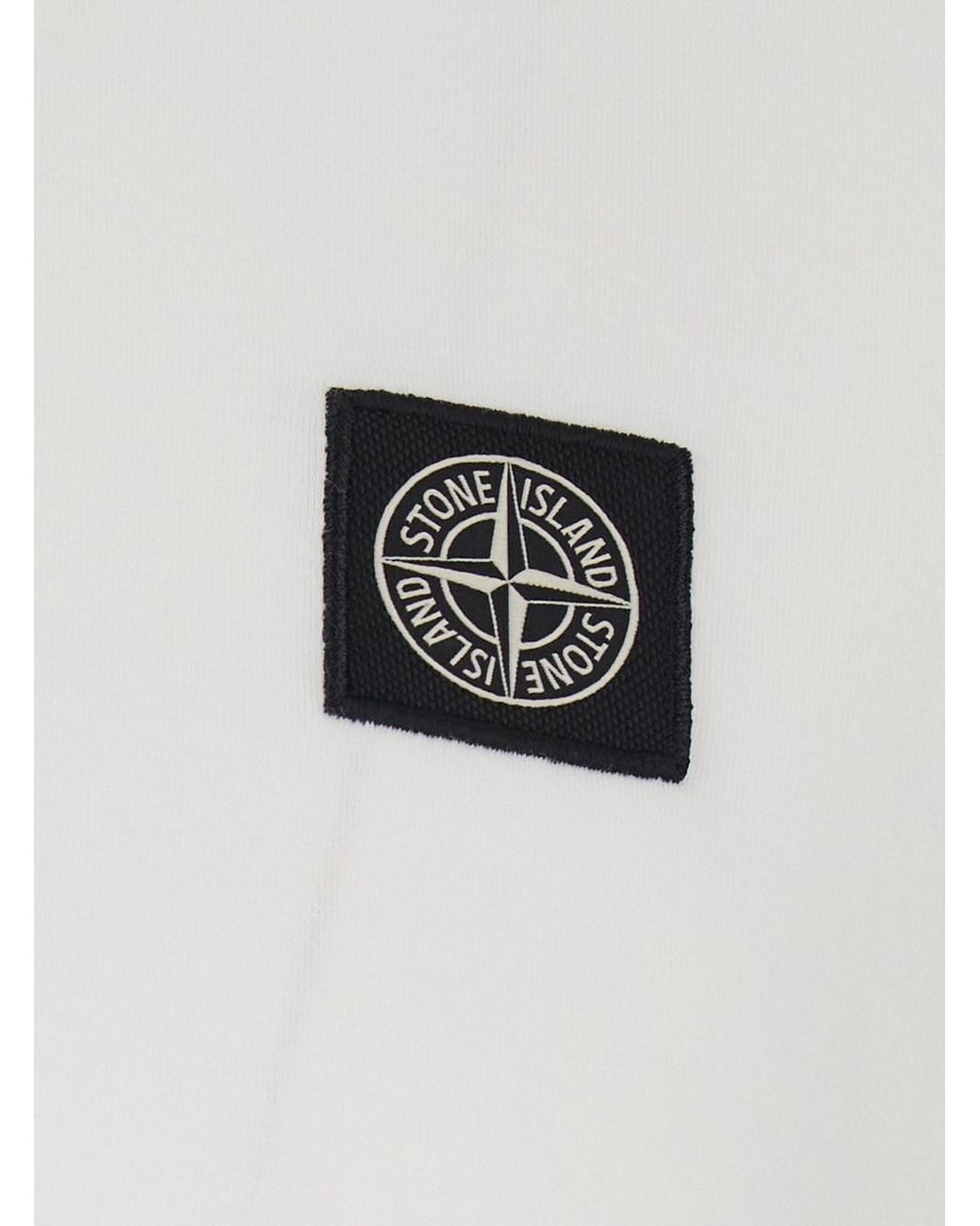 Stone Island White T-Shirt for men