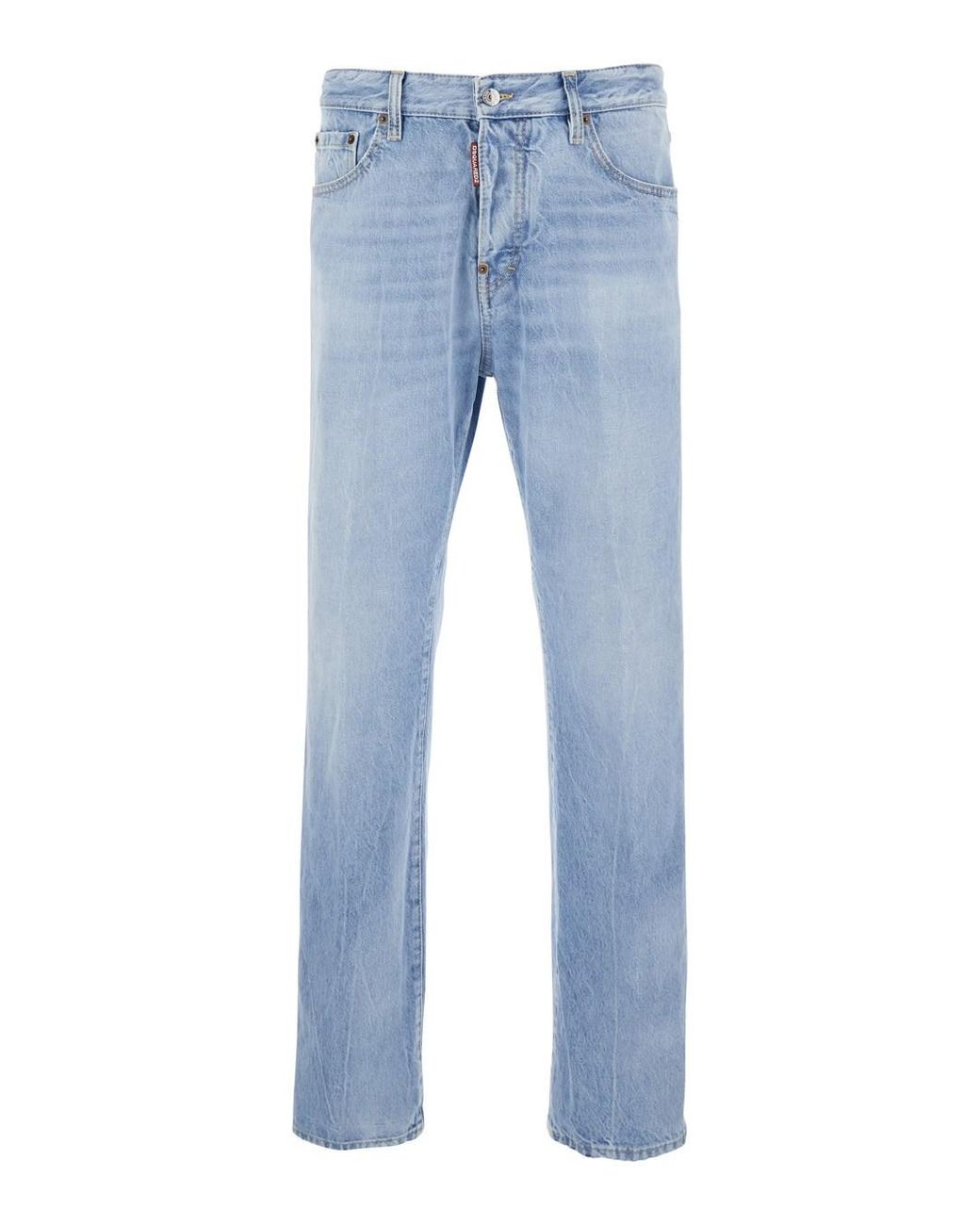 DSquared² Blue Jeans 642 With Five-Pocket Design for men